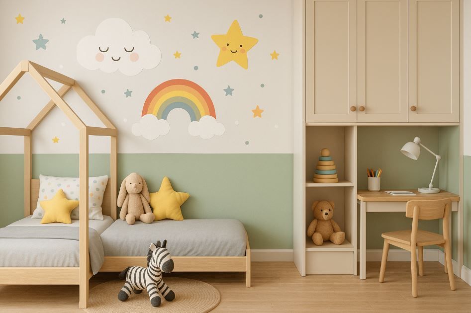 別踩雷！兒童房設計常見問題＋收納與安全全攻略